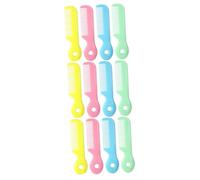 KOMBIUDA 12 Piezas Peine De Bebe Peine Caliente Lima De Uñas De Cerdas Cortaúñas Bebé Peines Rociar Lavado De Bebe Peine Para El Cabello Recién Nacido Peine Para Chico Abdominales