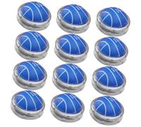 KOMBIUDA 12 Piezas Yo-yo de Plástico con Patrones de Balón Deportivo para Juguetes Portátiles y Coloridos Diseño Transparente y Aleatorio Divertido para Pequeños Color Color Aleatorio