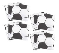 KOMBIUDA 120 piezas Servilletas Desechables Fútbol Tema Fiesta Papel Suave y Resistente para Cumpleaños y Eventos Deportivos para Decoración y Uso Práctico Celebraciones Deportivas
