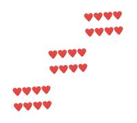 KOMBIUDA 12pares of Heart Shape Nonslip Shoe Grip Pads Self-adhesive Cushion for High Heels and Leather Shoes Anti- Design for Comfortable Walking