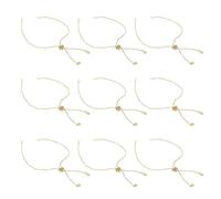 KOMBIUDA 12piezas Pulsera Ajustable de Cadena Salvaje Pulsera de Eslabones para Mujer Cadenas de Longitud Ajustable para Uso Diario y Obsequio de Cumpleaños