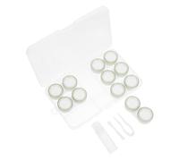 KOMBIUDA 1juego Caja De Lentes De Portátil Compartimentos Estuche De para Almacenamiento De Lentes Organizador Aplicador y para y
