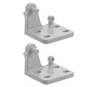 KOMBIUDA 2 bisagras metálicas para puerta de refrigerador: accesorios de repuesto para bisagras pivotantes de cocina, refrigerador, congelador, comercial, aparato de almacenamiento en frío de 1,9 x