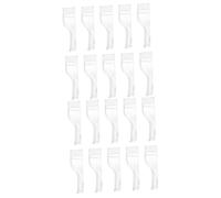 KOMBIUDA 2 Juegos Cubierta del Cepillo De Tapa Dispensador Pasta Fundas para Cepillo De Eléctrico Protector De Cabeza De Cepillo De El Plastico 10 Uds * 2