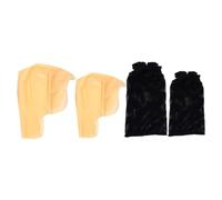 KOMBIUDA 2 Juegos Gorros Calvos de Látex Realistas para Maquillaje y Cosplay Redes Reutilizables para Disfraces de Monje y Monja Halloween