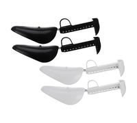 KOMBIUDA 2 pares Extensores de Zapatos Ajustables para Hombre Moldeadores de Calzado Portátiles de PP Resistente y Fáciles de Usar para Ensanchar Hormas y Prolongar la Vida Útil del