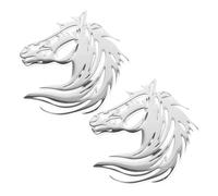 KOMBIUDA 2 Piezas Alfiler de Solapa de Caballo Hueco de Acero Inoxidable, Ligero Brillo Duradero, Adecuado para Fiestas y Uso Diario Diseño Elegante y Patrón Intrincado