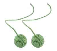 KOMBIUDA 2 Piezas Bolas de Sisal para Rascador de Gatos con Extensión Juguetes Duraderos Interactivos para Gatos de Interior Recambio para Rascadores y Gatitos