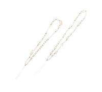 KOMBIUDA 2 Piezas Cadena Colgante Teléfono Móvil Accesorios Diy Único Personalizar Fundas de Teléfono y Color Forever Happy