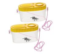 KOMBIUDA 2 Piezas Caja de Observación de Insectos Infantil Contenedores Portátiles Multifunción de Ligero y Duradero para Explorar y Observar Insectos al Aire