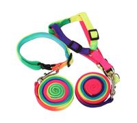 KOMBIUDA 2 Piezas Correa de Nylon para Perros Colorida y Práctica Cuerda de Tracción Resistente para Cachorros Correa para Exteriores Accesorios para Mascotas
