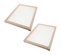 KOMBIUDA 2 Piezas Estante Apilable para Secar Hierbas de Malla Doble Capa, Soporte Colgante para Plantas, Té y Especias, Tamaño 40,5 X 30 X 3 CM, Uso Doméstico, Rejilla de Secado
