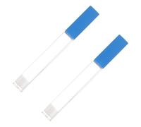 KOMBIUDA 2 piezas Estuche Protector para Termómetro Corporal de Plástico Resistente Tubo Transparente para Almacenamiento Seguro de Fácil Apertura y Cierre para Guardar Termómetros Orales