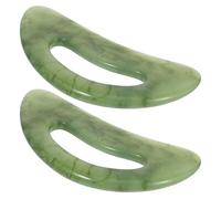KOMBIUDA 2 Piezas Guasha Resin Tools para Cuerpo y Cara Masaje Manual de Resina Duradera para Relajación de Cuello Espalda y Piernas Herramienta Estética de Masaje y Esculpido Muscular para