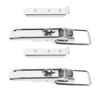 KOMBIUDA 2 Piezas Heavy Duty Metal Toggle Latch For Truck Toolbox Cabinet Secure Buckle Clamp Replacement Accessory Industrial Use