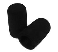 KOMBIUDA 2 Piezas Protector de Viento para Micrófono Compatible con Sm7Db, Funda de Esponja Suave Negra, 2 Piezas, Cubierta Antiviento para Micrófono de Mano, Adecuado para Conferencias y