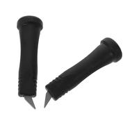 KOMBIUDA 2 Piezas Puntas de Bastón de Trekking de Tungsteno, 2 Piezas Negras, Repuesto Resistente al Desgaste para Senderismo, Montañismo y Esquí, Accesorio para Bastones de Caminata