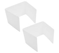 KOMBIUDA 2 Piezas Separador de Ambientes Interior de Plástico, Panel | Decoracion Colegio, Protector contra Estornudos para Escritorio, Tablero Autoportante Portátil