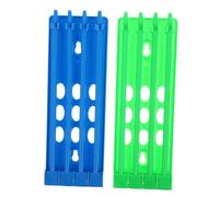 KOMBIUDA 2 Piezas Soporte para Anillos de y Gallina Organizador Colgante de Plástico Duradero Estructura Estable con Capacidad Amplia para Accesorios de Aves y Complementos de Corral de