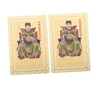 KOMBIUDA 2 Piezas Tai Amulet Cards de Tarjetas Auspiciosas Chinas para Protección y Buena y Duradero para Bolsos Oficina y Coche