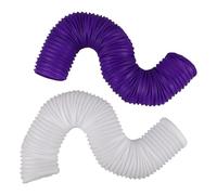 KOMBIUDA 2 Piezas Túnel Extensible para Hámster y Conejos Pequeños Tubo Plegable Resistente Mordeduras Juguete Portátil para Ejercicio y Entrenamiento Ágil de Chinchillas y Pequeños