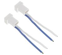 KOMBIUDA 2 Terminales De Cable De Alimentación En Forma De U Para Drones Conector Eléctrico Tipo U Terminal Macho Para Cables De Alimentación Color Blanco