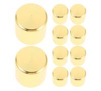 KOMBIUDA 20 Piezas Tapas de Patas para Muebles de Aluminio Protectores Redondos Antideslizantes para Patas de Sillas Mesas y Sofás Cubiertas Resistentes para Proteger Suelos y Reducir Ruido