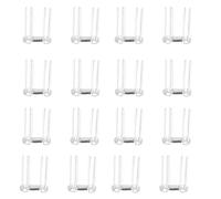 KOMBIUDA 200 Piezas Kit Reparación Gafas sin Montura Doble Tapón Sellado Protector Repuestos para Lentes y Marco Compatible con Herramientas Reparación Gafas Seguridad Fácil Instalación