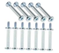 KOMBIUDA 20piezas Tornillos De Eje Para Inline Accesorios De Rueda Hexagonal Reemplazo De Cojinetes Para De Roller Kit De Tornillos