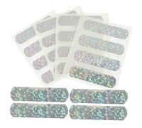KOMBIUDA 20piezas Vendajes Adhesivos De Cartoon Glitter Impermeables y Transpirables Para Heridas Pequeñas Accesorio Adultos