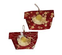 KOMBIUDA 2piezas Bolsitas De Para Boda Bolsa De Dulces Sorpresas Para Invitados Decoración De Fiesta Diseño Tradicional Grulla