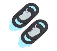 KOMBIUDA 2piezas Cubierta De Privacidad para Webcam De Deslizante Protección Estética para Ordenadores Portátiles Tablets Fácil De Usar Previene Invasiones De Hackers Diseño De