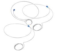 KOMBIUDA 3 Piezas de Gafas Lupa de Hierro Plata para Reparación de Relojes Soporte Ajustable y Alambre de Fijación para Tienda de Reparación
