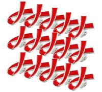 KOMBIUDA 30 Piezas Broche de Roja de Aleación de Duradera Diseño Clásico para Concienciación sobre Vih Portátil para Actividades Públicas y Prendas Variadas