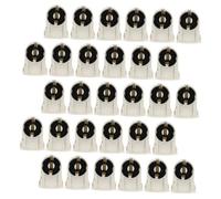 KOMBIUDA 30 piezas Soportes de Portalámparas para Tubo Fluorescente Compatibles LED Resistente Abs Alta Temperatura Instalación Fácil para Reemplazo y Reparación Color Color Aleatorio
