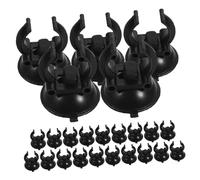 KOMBIUDA 30 Piezas Ventosas con Clip para Acuario Abrazaderas de Tubo Resistentes al Agua Soporte para Mangueras de Calentador Sumergible Fijación Segura para Luces y Decoración Submarina