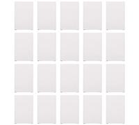 KOMBIUDA 30piezas Cajas De Cartón Blanca Cajas Plegables Tapa Para Almacenamiento De E-commerce