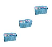 KOMBIUDA 3piezas Bolsa De Multifuncional Azul Organizador De Compartimentos Para Mamás y Viajes Fabricada Tejidos No Tejidos Incluye Compartimentos