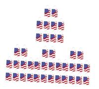 KOMBIUDA 4 Juegos Bolsa De Papel Para El Día De La Independencia Mini Bolsas Con La De Uu Bolsas Para Fiestas De Malla De Botín Pequeñas 10 Uds * 4