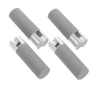 KOMBIUDA 4 Piezas Pomos de Cordón para de Ventana de Accesorios con Diseño Elegante y Peso para Cortinas Fáciles de Instalar y Resistentes al Viento Color Gris