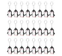 KOMBIUDA 40 Llaveros Temática de Pingüino en Pvc, Resistentes y Educativos, Ideales para Cumpleaños y Regalos Infantiles, Accesorios para Mochilas y Llaves