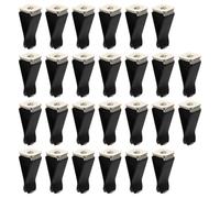 KOMBIUDA 40 Piezas Clips para Ventilación de Coche en Aleación Negro, Clips de Aromaterapia para Coche Función de Decoración Verano y Resistencia al Óxido para Oficina y Baño