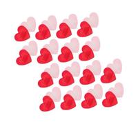 KOMBIUDA 40 Piezas Heart Shaped Bandages Flexible Adhesive Patches For Sensitive Skin Care For Outdoor Emergencies