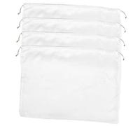 KOMBIUDA 4piezas Bolsa De Almacenamiento De Satén Negro Bolsa Pequeña Cordón Para Guardar Cosas Hogar y Organización De Espacios