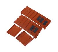 KOMBIUDA 4piezas Divisores De Cámara para Bolsa con Correa Autoadhesiva Inserciones para Compartimentos Protectores De Poliéster y Espuma Epe Accesorios para Bolsa De Cámara Marrón