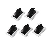 KOMBIUDA 5 Piezas Soporte para Anillos Acrílico Transparente Negro Exhibidor Compacto para Joyería Rack de Plástico con Diseño Delicado para Tienda y Hogar