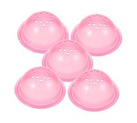 KOMBIUDA 5 Piezas Tapones de Tubo Externos para Jaula de Hámster Accesorios Plásticos para Laberinto DIY Protección Segura para Chinchillas y Pequeños Roedores Colores Cálidos