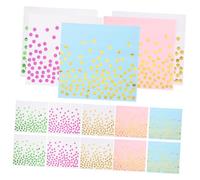 KOMBIUDA 5paquetes Servilletas Desechables De Fiesta Puntos Dorados Paquete Para Bodas Cumpleaños y Celebraciones Combinación De Colores y Detalles Brillantes
