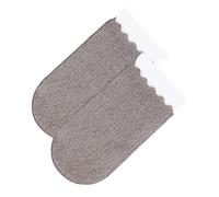 KOMBIUDA 5piezas Fundas Antisudor Para Dedos Protector De Dedos Para Manguitos De Fibra Plateada Elástica Cubiertas Transpirables Para Pantallas Táctiles Aislantes De Sudor Para Móviles