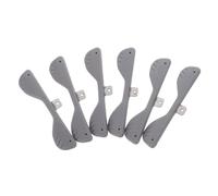 KOMBIUDA 6 Piezas Almohadillas Nasales para Gafas Deportivas Ajustables Antideslizantes Soporte Suave para Ciclismo Protección contra Viento y Polvo Gris